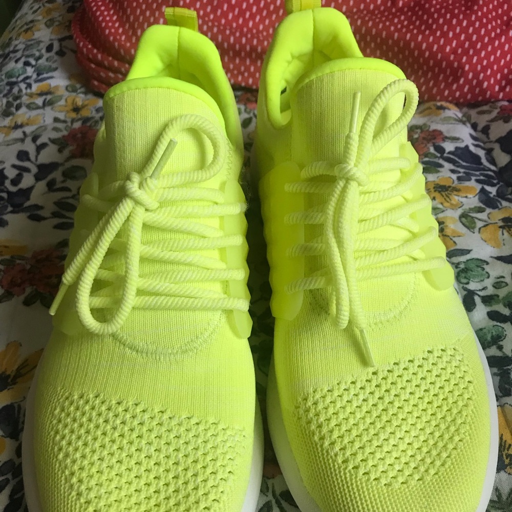 Aldo Neon Yellow Tennis Shoes